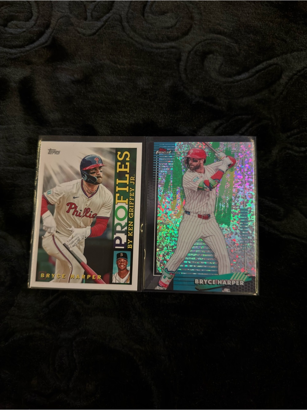 Bryce Harper 5 Card Lot Topps Finest ProFiles Phillies Baseball Cards - Picture 2 of 5